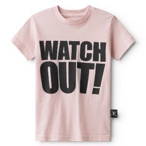 Nununu "Watch Out!" Graphic Tee - Pink